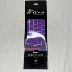 KB Covers Keyboard Cover Purple MacBook Touch Compatible with 13,15" w/Touch Bar